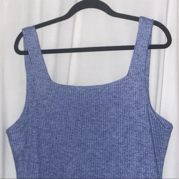 Gap Ribbed / Knit Square Neck Jumpsuit - Picture 3 of 4